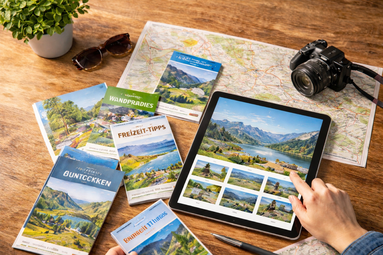 Freizeittipps und Kartenmaterial